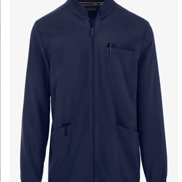 Dickies Navy Scrub Jacket - Picture 1 of 4
